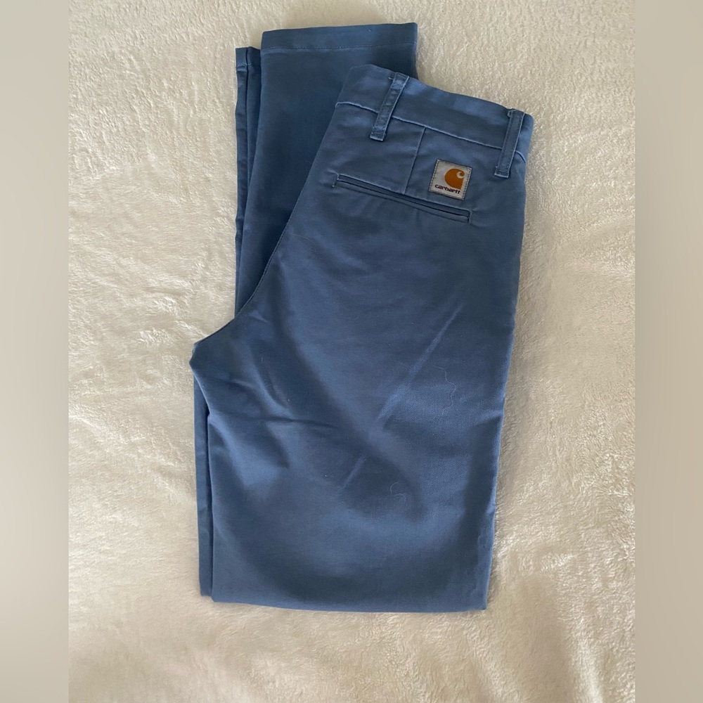 Carhartt sid wip pant mens size 29x30 new without tags color storm blue